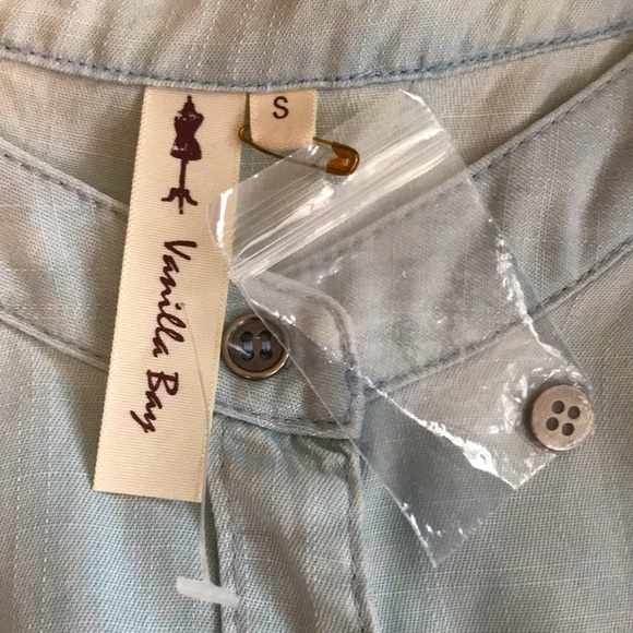 ❗️LAST CHANCE❗️NWOT~ VANILLA BAY Sleeveless Button Down Dress - Picture 7 of 7